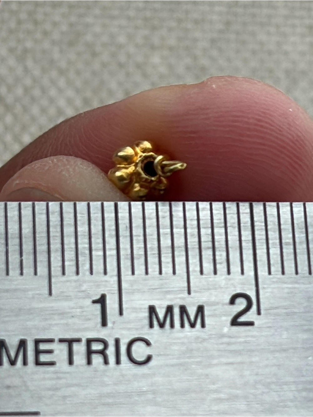 18k Gold Bead Findings for Jewelry Making - Picture 4 of 16